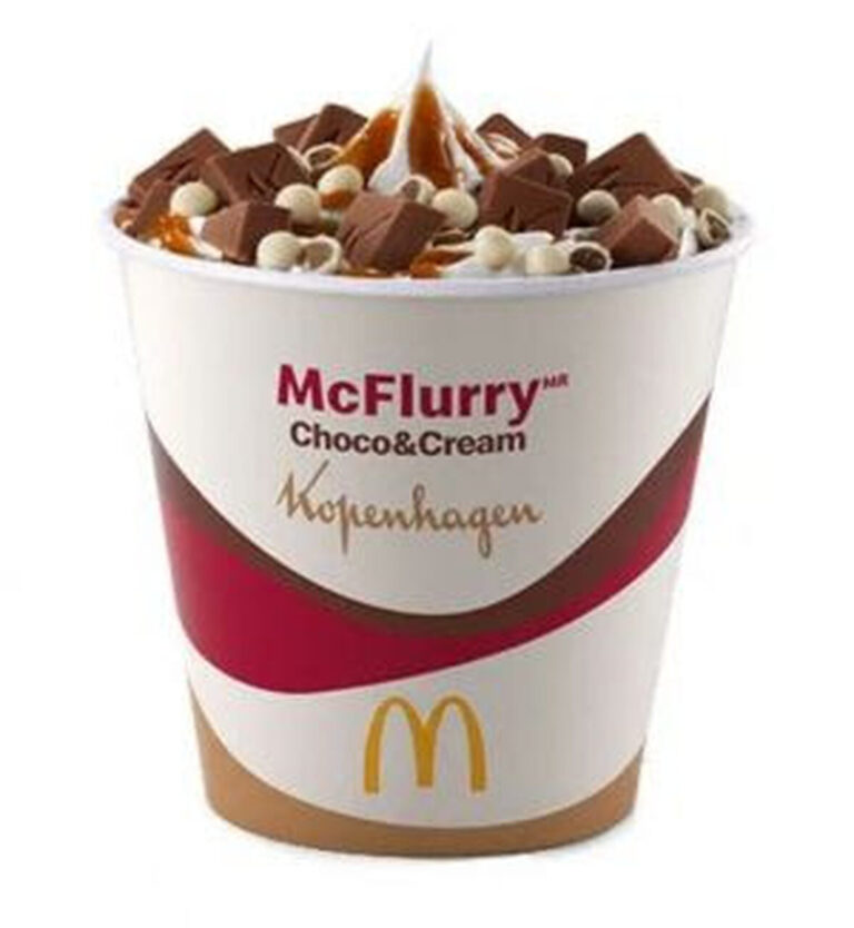 McDonald’s lança McFlurry Choco&Cream Kopenhagen