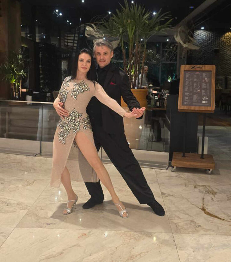 Dançarinos do Tango no Pobre Juan (foto arquivo pessoal)