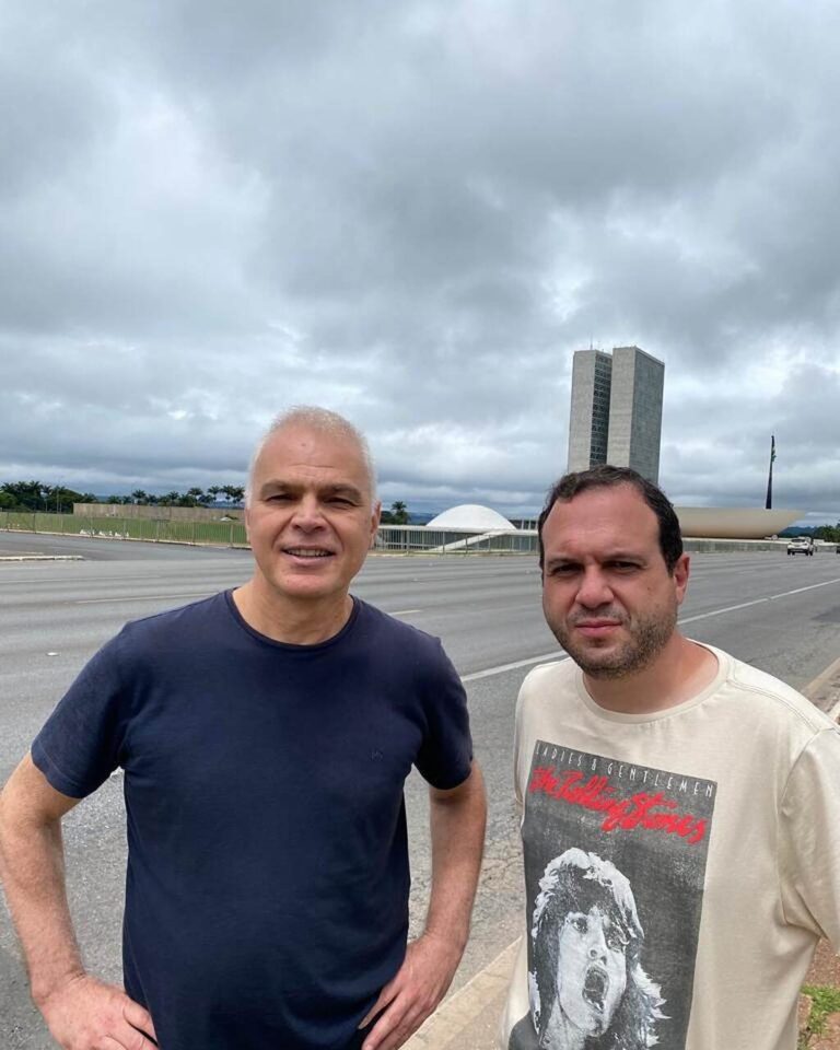 Kadu Lambach e André Molina : bate papo sobre Legião Urbana (foto Eliseu Tisato)