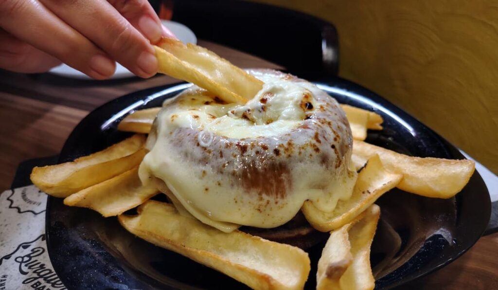 Hambúrguer Fondue
