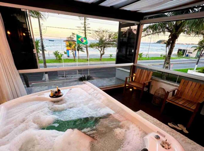 Vista do Hotel VillaReal Guaratuba