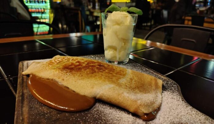 Panqueca Brulée bar do açougueiro