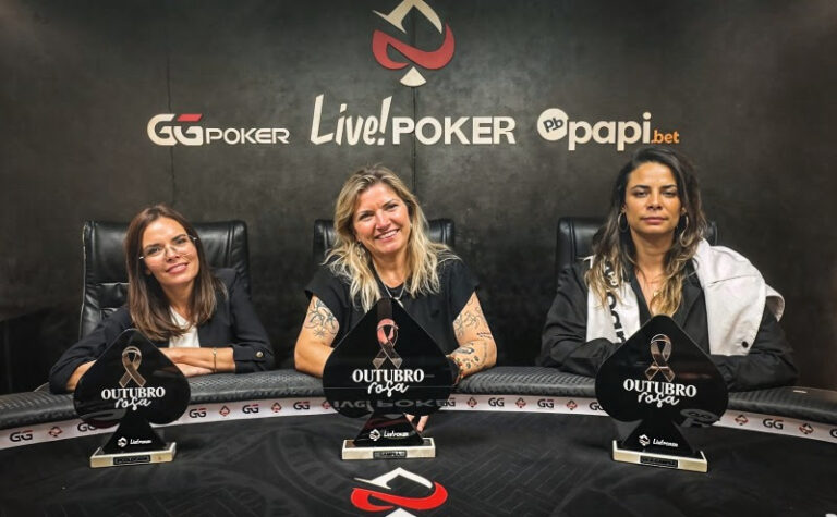 As campeãs do torneio de pôquer(Imagem: Ethy Souto)