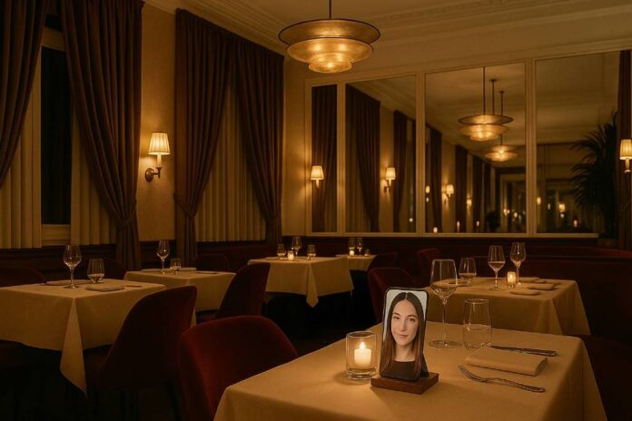 Acompanhante feito por IA no EVA AI Café