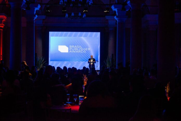 Marcello Petrelli, presidente da ANPB, na Brasil Publishers Awards 2025 Crédito: Everton Bento