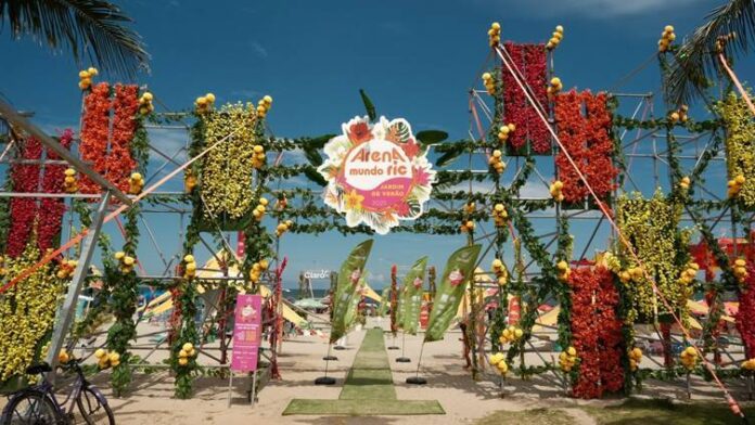 Jardim do Verão da Arena Mundo RIC (Foto de Marcos Vinicius.)