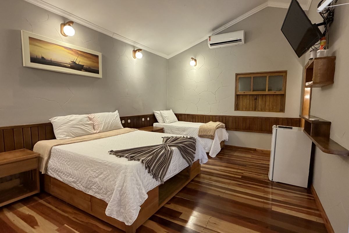 Vista interna dos chalés - foto Kenzo Higashii 