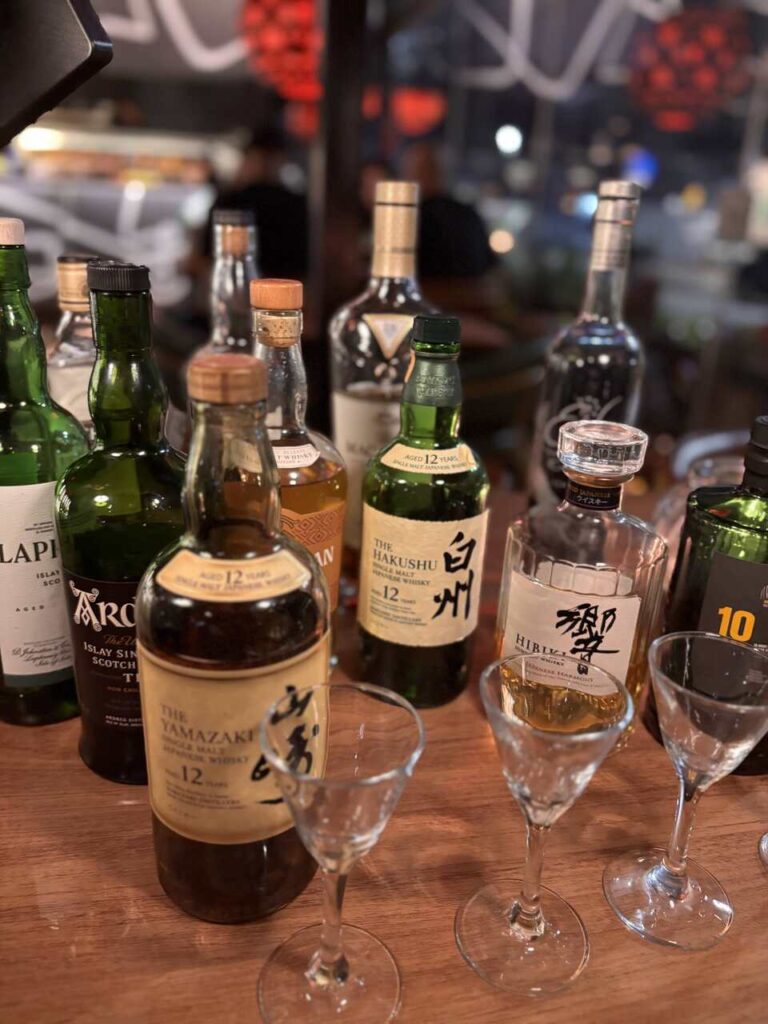 degustação de whisky no TAJ