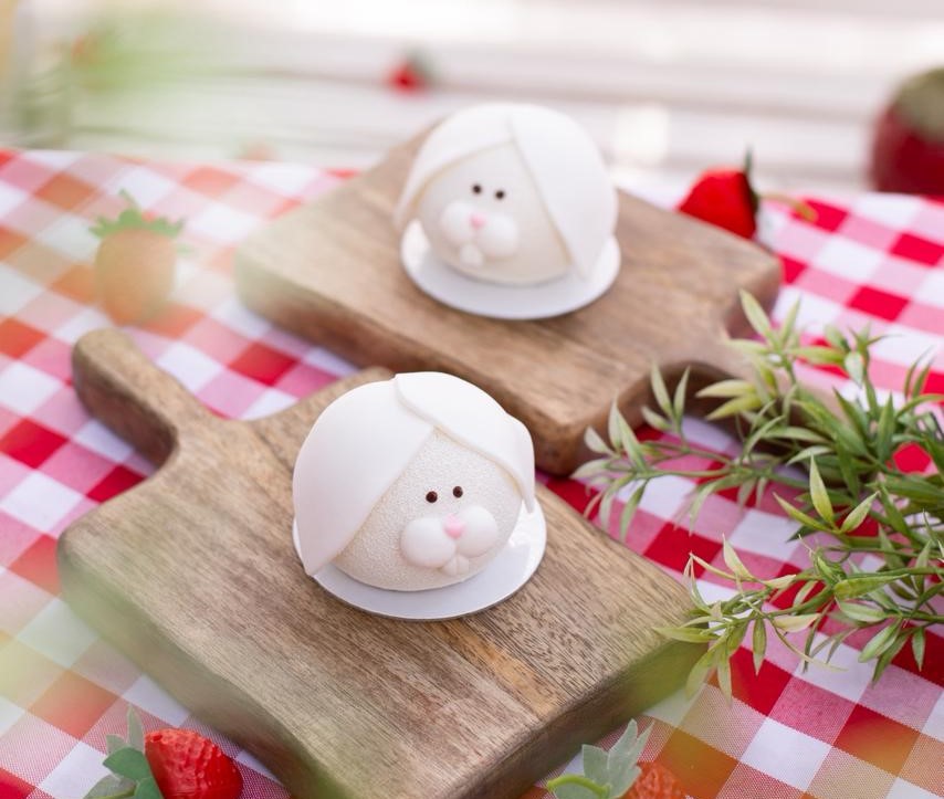 Entremet de coelhinho  (foto Lorena Lenara Batista | Gabriel Bacelar )