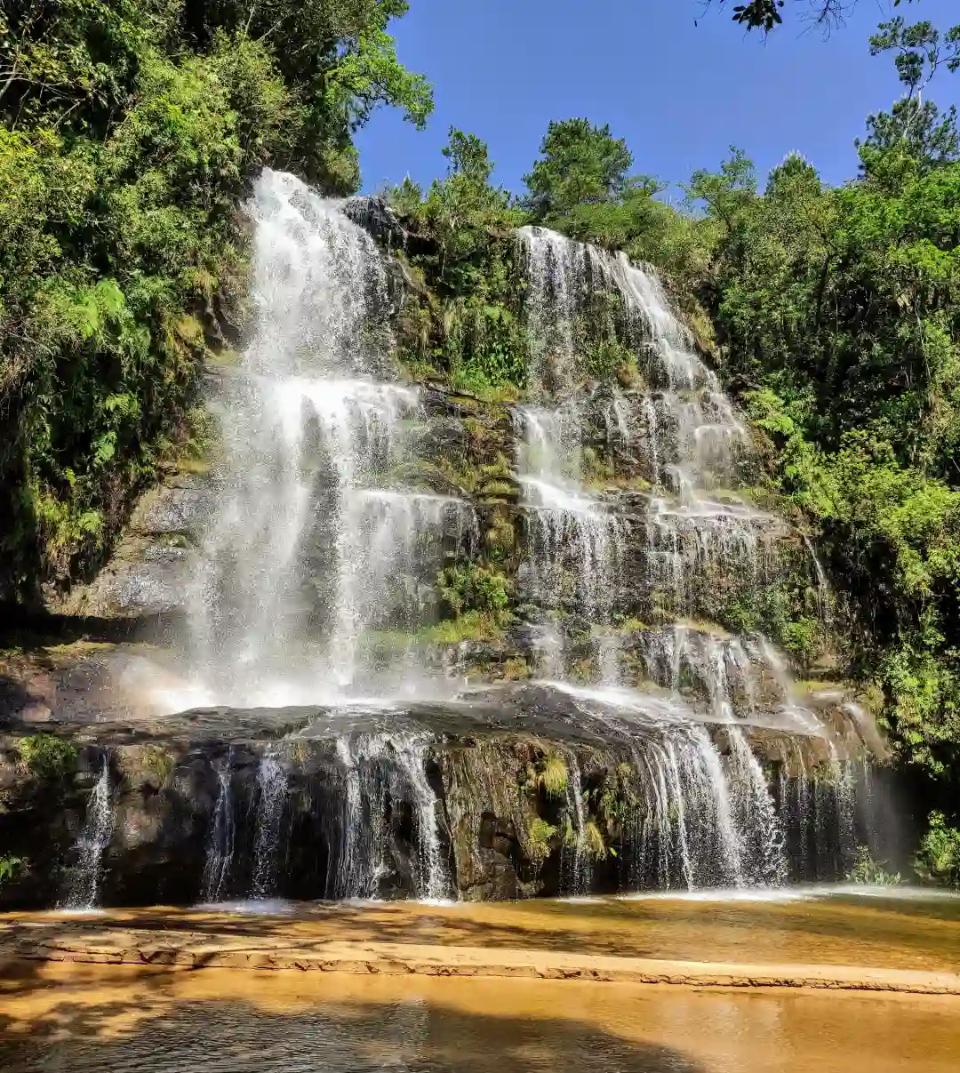 Cachoeira da Erva Doce, em Sengés, Paraná
