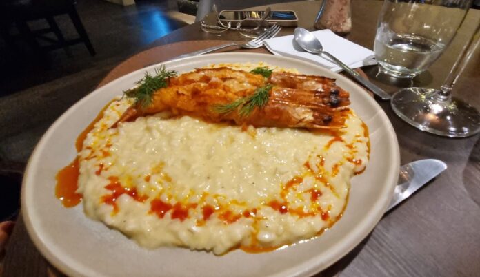 Risoto de camarão do Armazém 71 (foto Simone Meirelles)