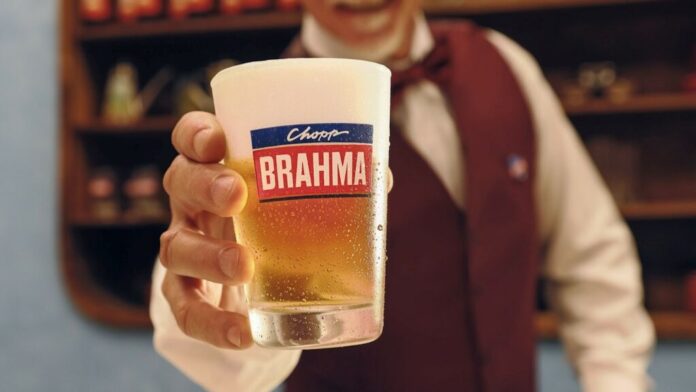Chopp Brahma no Bar Quermesse (imagem de IA)