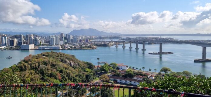 Vista de Vitória, no Espírito Santo