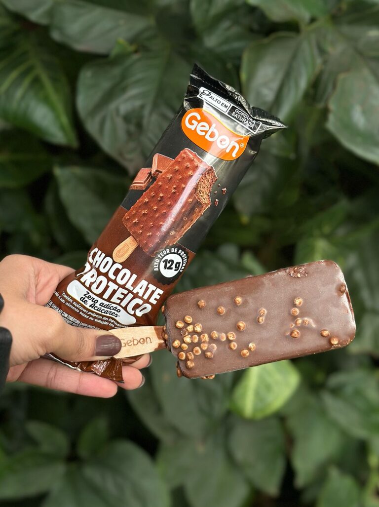 Chocolate proteico da Gebon (foto Mkt Gebon)