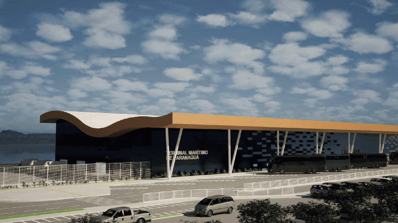 Terminal de Cruzeiros de Paranaguá. Imagem: Divulgação.